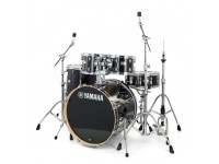Stage Custom Birch Raven Black com Hardware 22'' Stage Custom Birch Raven Black com Hardware 22''